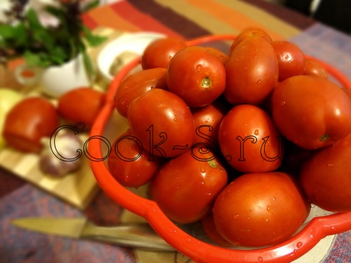 вяленые помидоры - ингредиенты