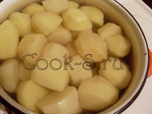 картофельное пюре - отварить