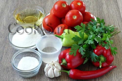 маринованные помидоры быстрого приготовления - ингредиенты