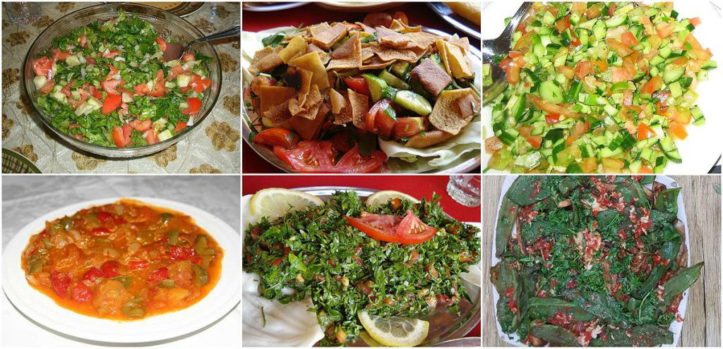 Лучшие арабские салаты