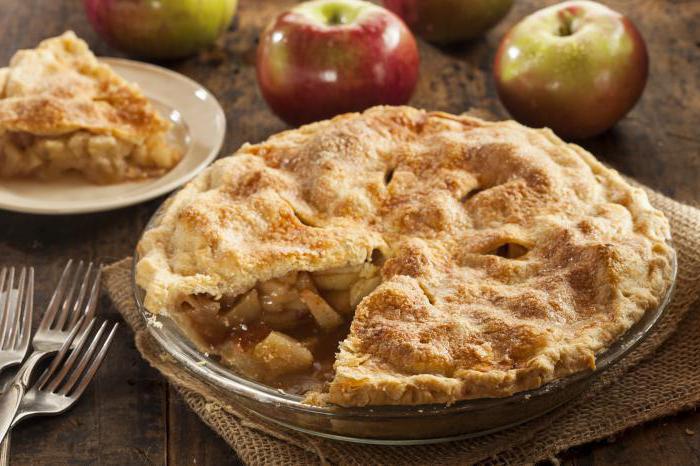 рецепт американского яблочного пирога с карамелью