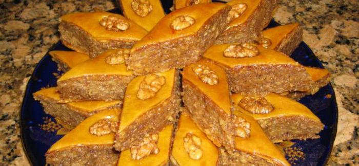 азербайджанские сладости шекербура пахлава