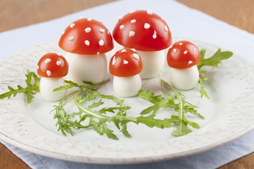 грибы из яиц