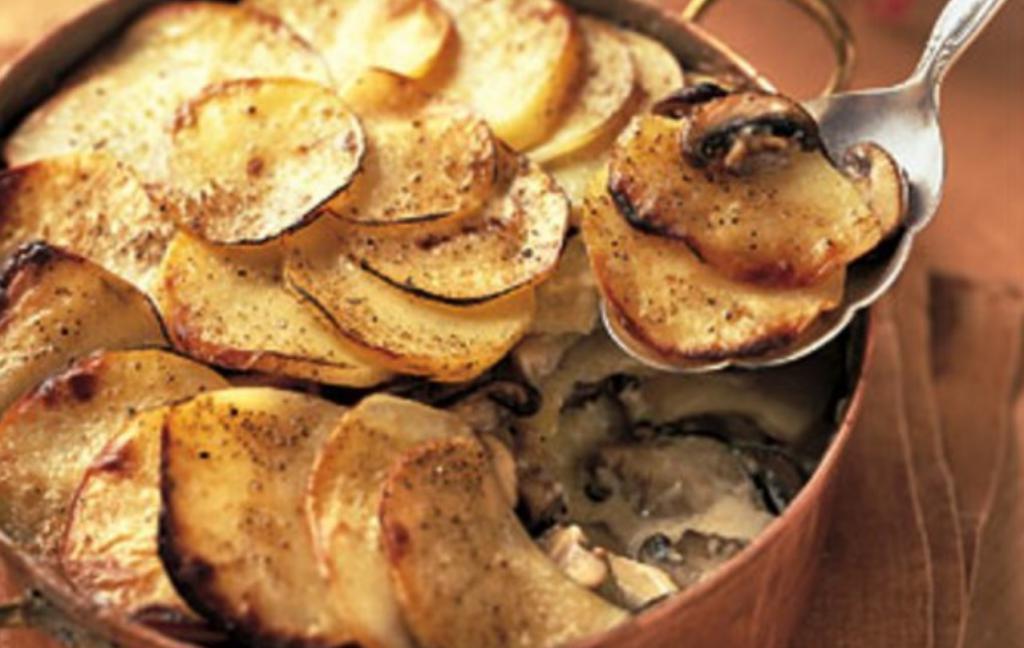 Рецепт картофель с грибами