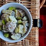 Ирландский картофельный салат с яблоками