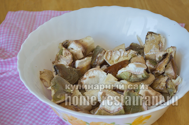 Как жарить белые грибы рецепт с фото пошагово _01