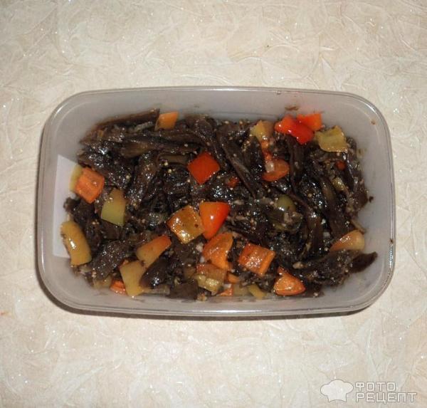 Рецепт приготовления салата из сушёных баклажанов
