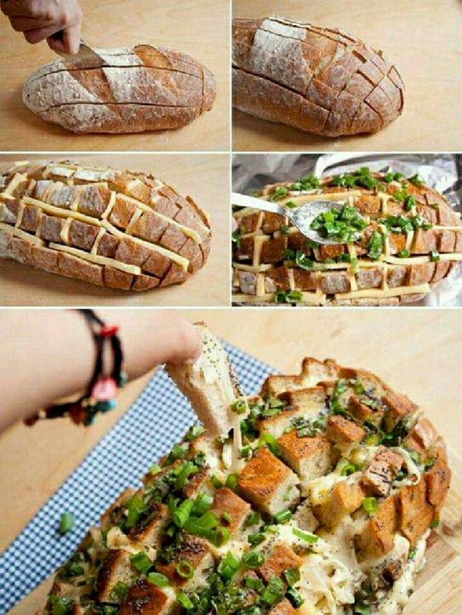 хлеб с начинкой