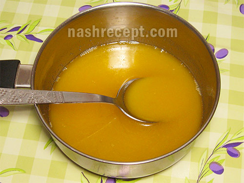 растопленный маргарин для песочного теста - rastoplennyi margarin dlia pesochnogo testa