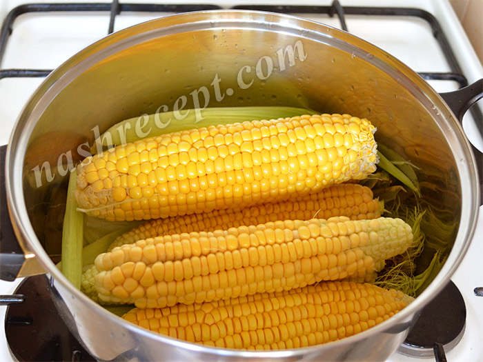 кукуруза в кастрюле - kukuruza v kastryule