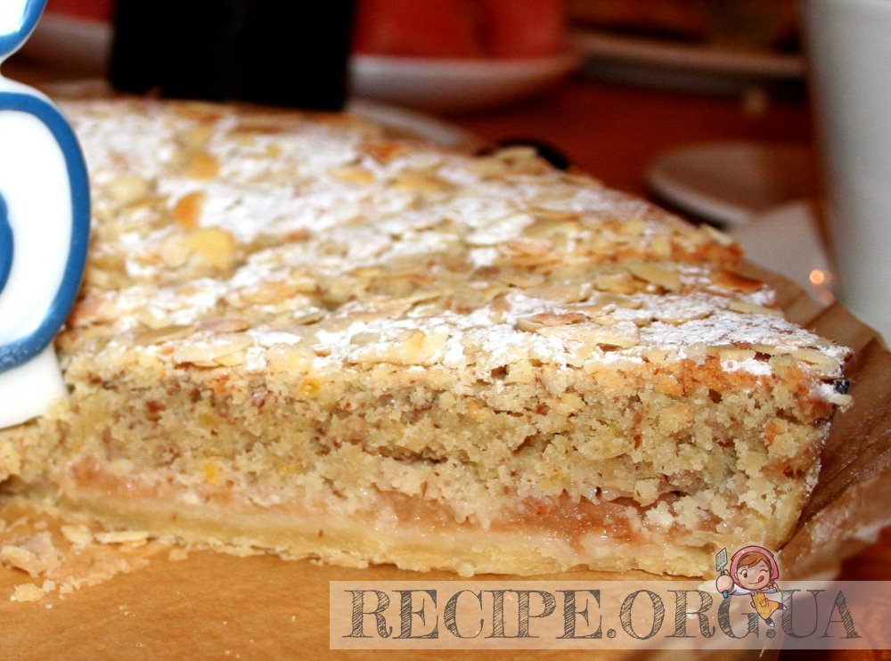 Рецепт Миндально-яблочный пирог с фото