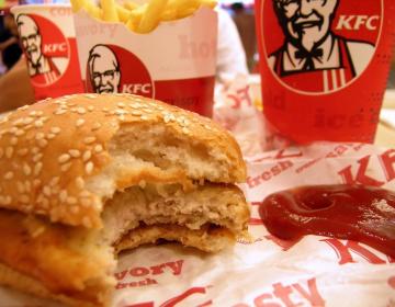 KFC (КФС) калорийность блюд