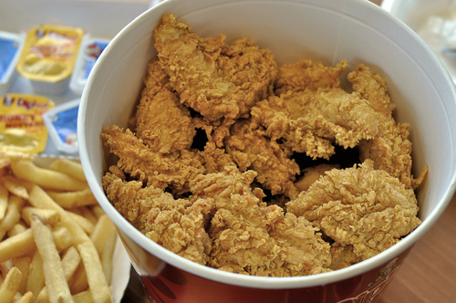 KFC (КФС) калорийность блюд