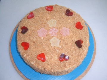Маринкины Творинки Медовый торт День святого Валентина