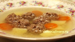 Суп с фрикадельками - Рецепт Бабушки Эммы