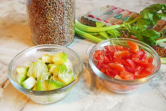 Овощи для гречки с овощами