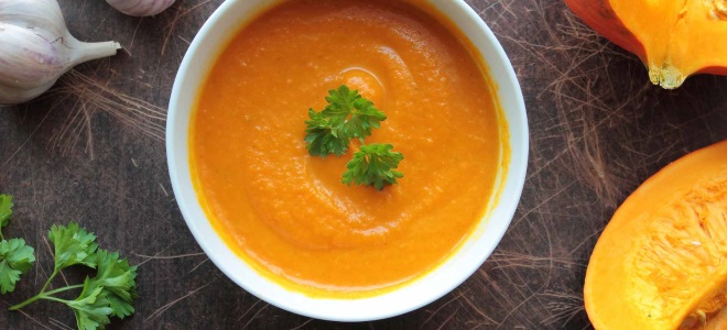 Крем-суп из тыквы - рецепт