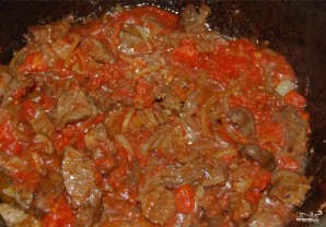 Мясо по-татарски - фото шаг 9