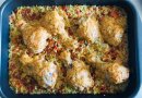 Куриные ножки с рисом Басмати с овощами Бириани в духовке