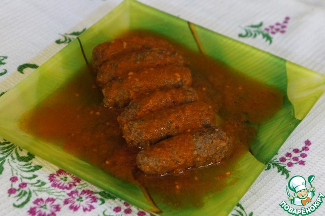 Мясная кофта по-египетски домашний рецепт с фото пошагово #8