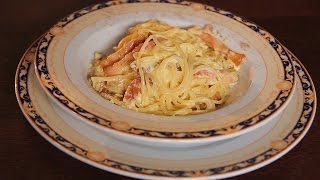Спагетти Карбонара. Рецепт от шеф-повара