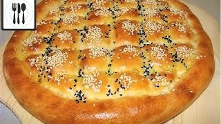 Турецкий хлеб - РАМАЗАН ПИДЕ - Как испечь лаваш рецепт / Ramazan pide nasil yapilir
