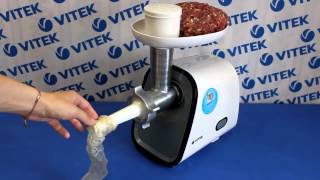 Рецепт приготовления говяжьей домашней колбаски в мясорубке VITEK VT-3603 W