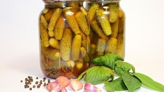 Хрустящие огурцы с кетчупом чили (заготовки, консервация, закрутки)