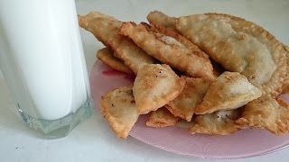 Чебуреки с мясом хрустящие сочные рецепт Секрета приготовления блюда из мяса дома