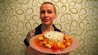 Вкусная курица в кисло-сладком соусе по-китайски рецепт Секрета приготовления блюда на сковороде