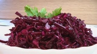 Салат из красной капусты видео рецепт. Книга о вкусной и здоровой пище