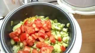 Овощное рагу в мультиварке Панасоник Panasonic видео рецепт