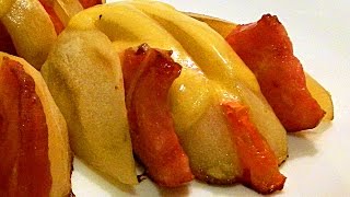 Картофельные Ракушки с Ветчиной и Помидором видео рецепт