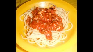 Соус для спагетти из тушёнки