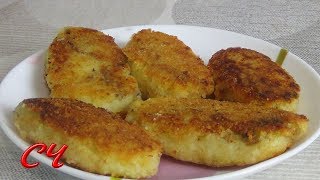 Зразы Картофельные с Грибами (Постное Блюдо)Очень Вкусные Сытные ! /Zrazy Potato with Mushrooms