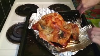 Курица в фольге в духовке Шикарный вкусный рецепт