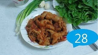 Такпаль - куриные лапки по-корейски