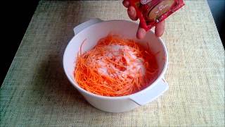 Морковь по-корейски Видео рецепт