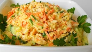 Салат с корейской морковью и курицей.Достойный рецепт.Рекомендую!!!
