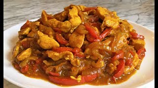 Курица По-Тайски / Thai Chicken Recipe / Курица с Овощами / Тайский Рецепт (Вкусно и Быстро)