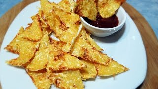 Чипсы из лаваша с сыром | Как приготовить чипсы | Домашние чипсы | Рецепт чипсов