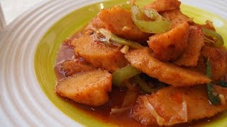 Простые корейские рецепты: рыбные палочки в остром соусе (어묵 볶음) или ОМУК ПОККЫМ