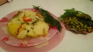 Картофель по деревенски Рецепт как приготовить блюда из картошки ужин домашние классический видео