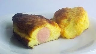 Картофельные Колбаски с Сосиской кулинарный видео рецепт