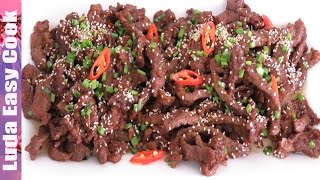 ВКУСНОЕ ЖАРЕНОЕ Мясо по-корейски КОРЕЙСКАЯ КУХНЯ рецепт - Easy Bulgogi recipe Korean Marinated Beef