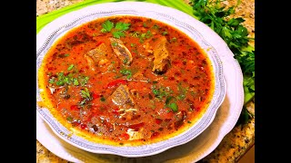 Суп ХАРЧО. Грузинская кухня. Soup Kharcho.