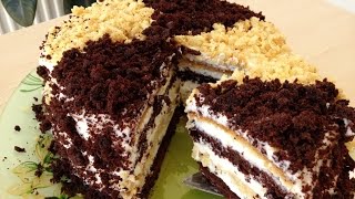Сметанник Торт - Очень Вкусный Рецепт (Сметанный Торт) | Homamade Cake, English Subtitles