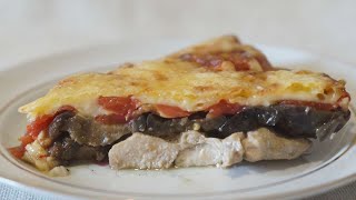Куриное филе запеченное в духовке с баклажанами помидорами и сыром видео рецепт видео