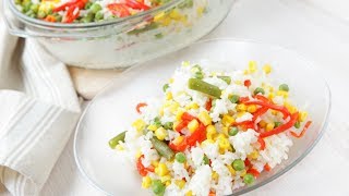 Рис // Рецепт с замороженными овощами