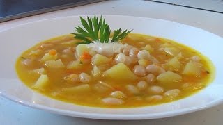Суп из фасоли с картофелем видео рецепт. Книга о вкусной и здоровой пище